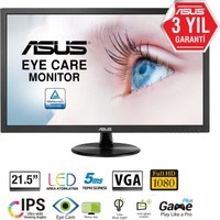 MNT_LED-21.5 ASUS VP228DE 5MS 5MS DSUB FULL HD VGA MONİTOR - 1